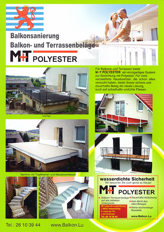 Beilage M+T Polyester